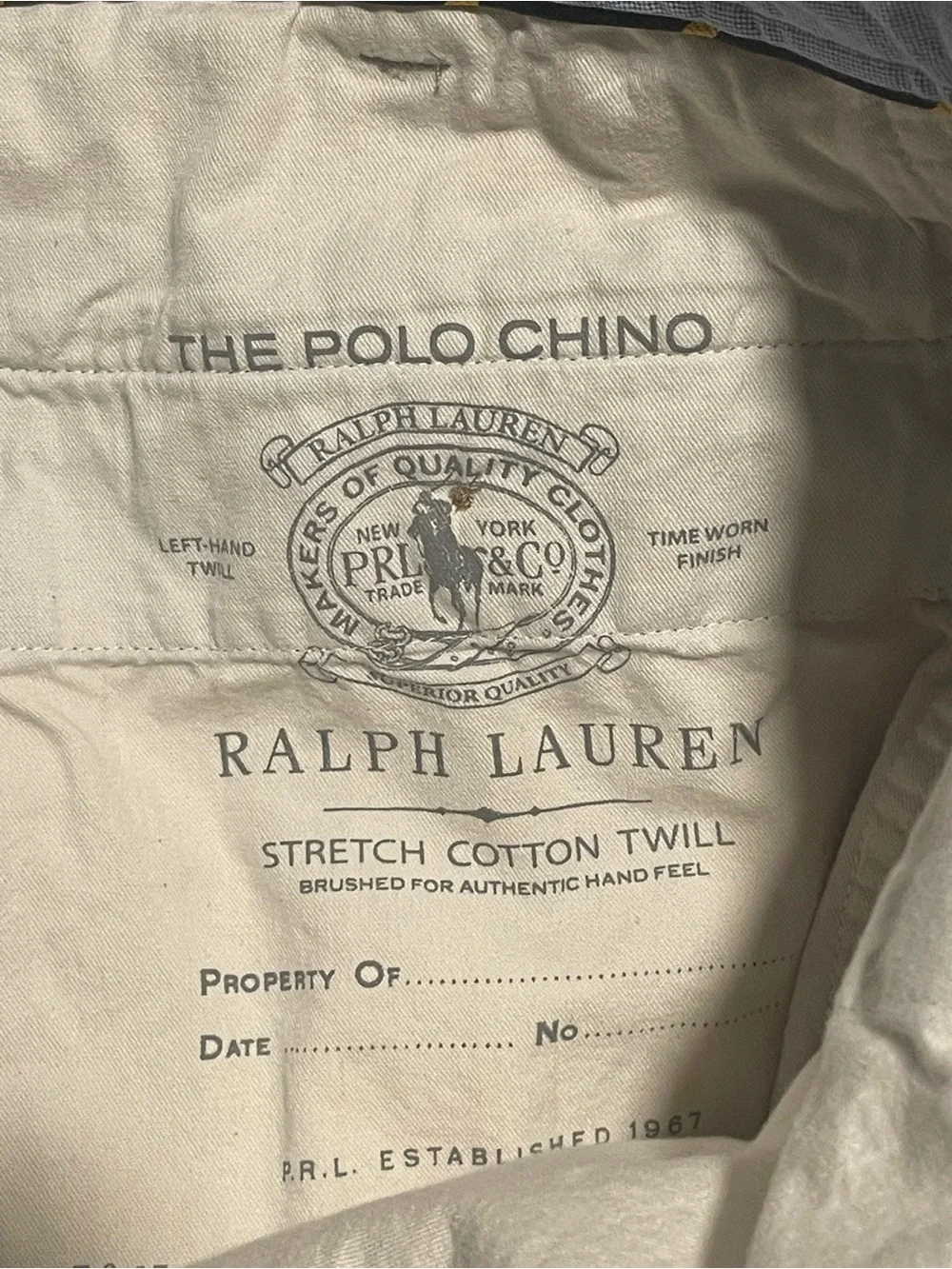 Polo Ralph Lauren Mens Sz 36 5” Gray Flat-Front Stretch Classic Fit Chino Shorts